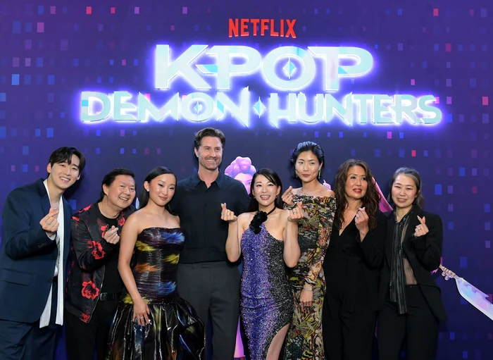 The actors behind the movie KPOP DEMA HUNTERS PHOTO CNBS 