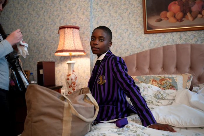 Bianca, Sirena-chief from Nevermore. Photo: Netflix