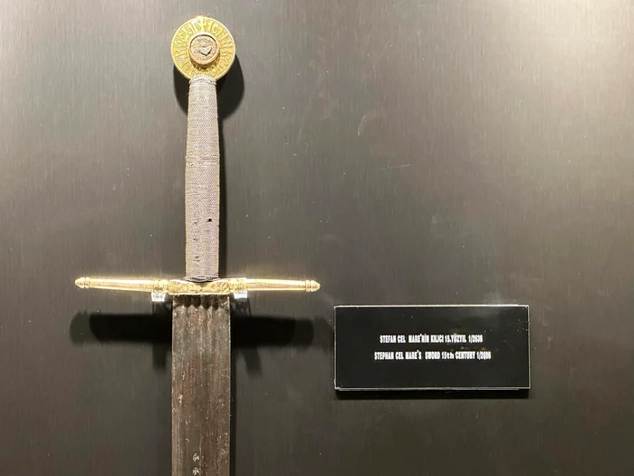 Ștefan cel Mare's sword at the Topkapi Palace in Istanbul Photo Daciana Stoica for Adevărul