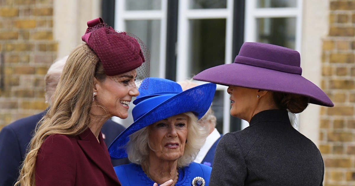 About what Prince Kate and Melania Trump spoke, according to an expert in reading the lips