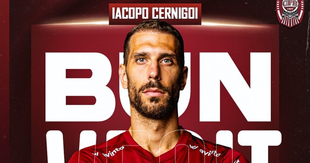 CFR Cluj has put his hope in an Italian raised at AC Milan, but lost by series C