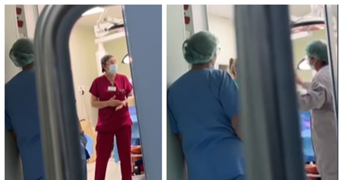Monster scandal between a surgeon and an assistant with the patient on the operating table. "I do not give you explanations!"