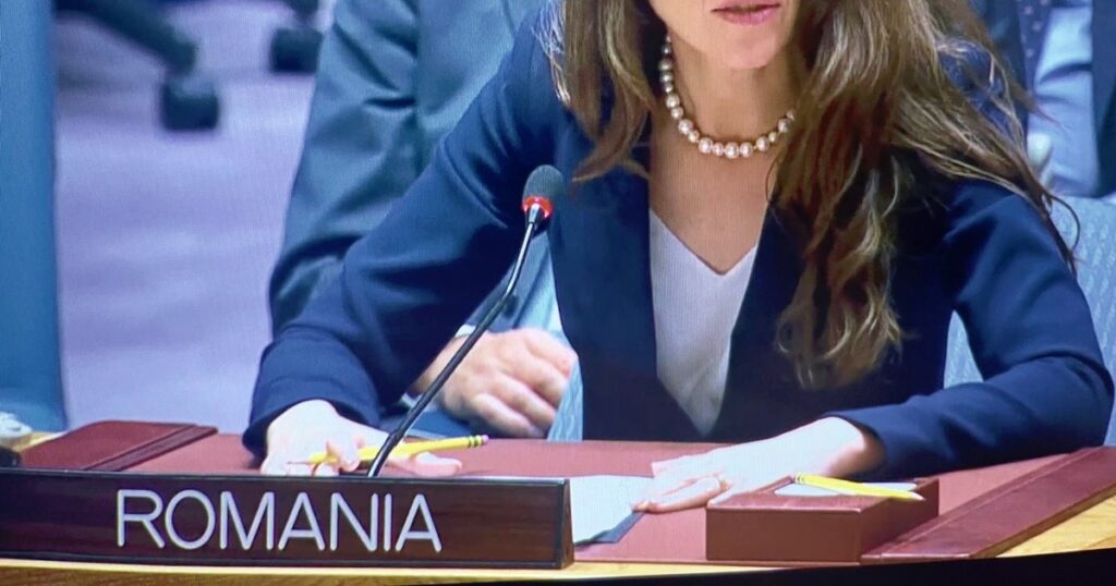 Oana Țoiu condemns Russia's assignment to UN on Ukraine and asks for armistice immediately in Gaza