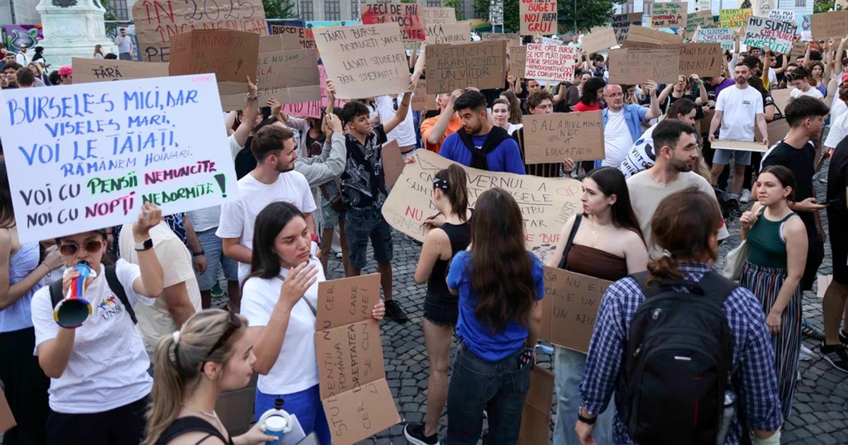 Students are preparing a new protest against the austerity measures of the Bolojan Government: "We are tired of not being consulted"
