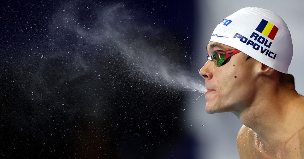 The authorities were shaking David Popovici. Put in the balloon, the Olympic champion reacted publicly