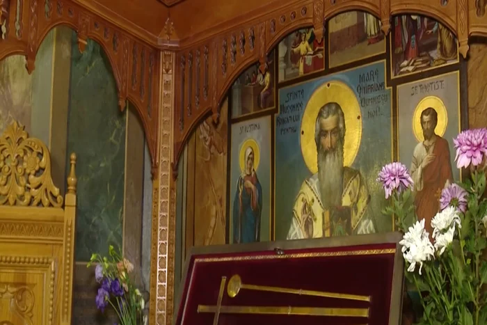 Iconography: Saints Ciprian and Iustina in the Church of Zlătari București Photo Daciana Stoica / Adevărul