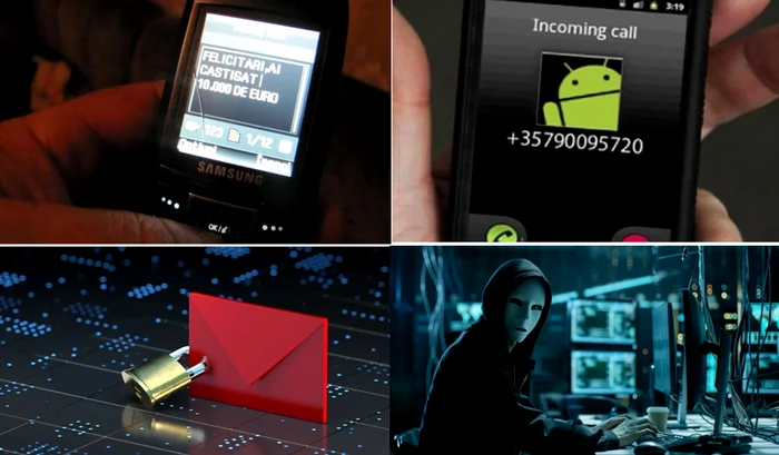 Collage of images with spoofing modalities DMS source