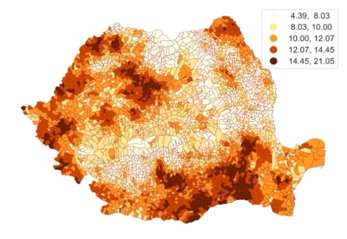 In intensely colored areas, the incidence of lung cancer is high. PHOTO Source: Baetrice Mahler