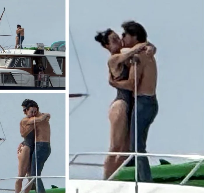 Katy Perry and Justin Trudeau on yacht PHOTO X