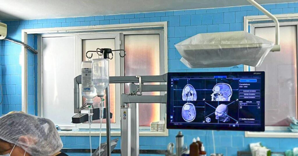 A 51 -year -old woman, operated by a brain tumor in Galați, with the help of a medical "GPS". The intervention was a success