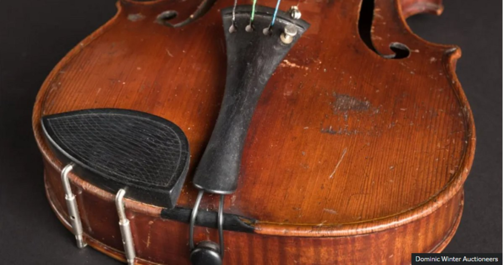Albert Einstein's violin, sold at auction for over 860,000 pounds