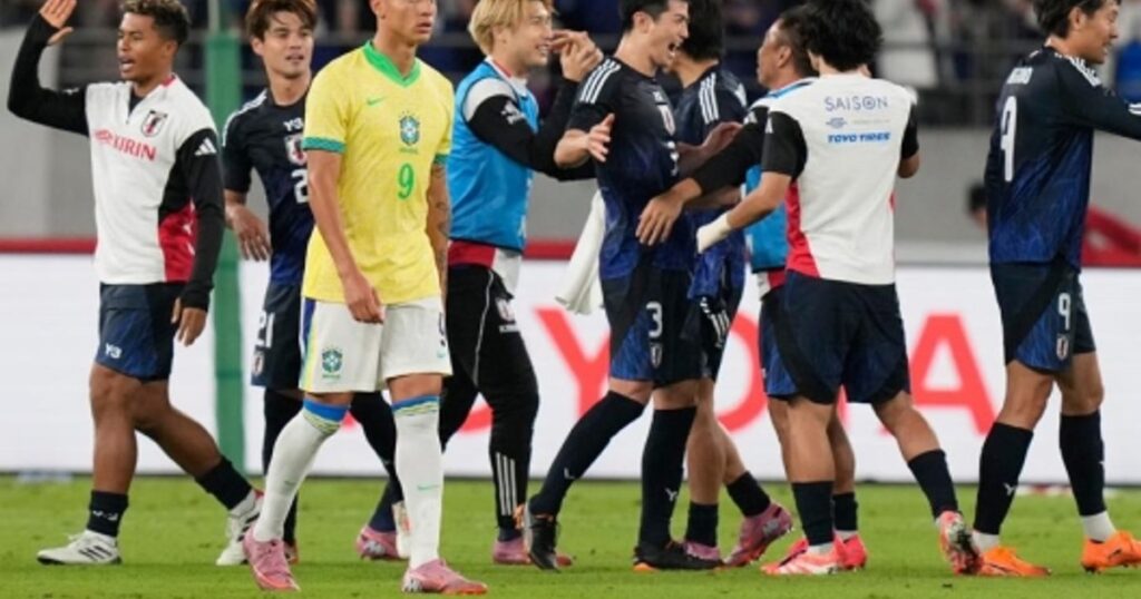 Brazil took a beating from Japan, after leaving 2-0. Ancelotti's national team made Harakiri after the break