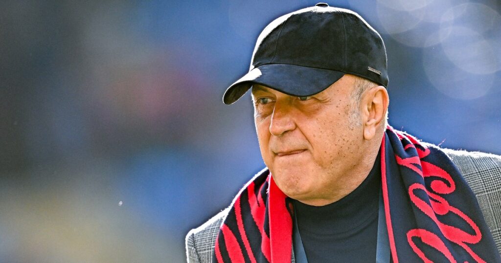 Dan Țucu, faced with the first major crisis at Genoa. The Romanian-owned team is last in Serie A