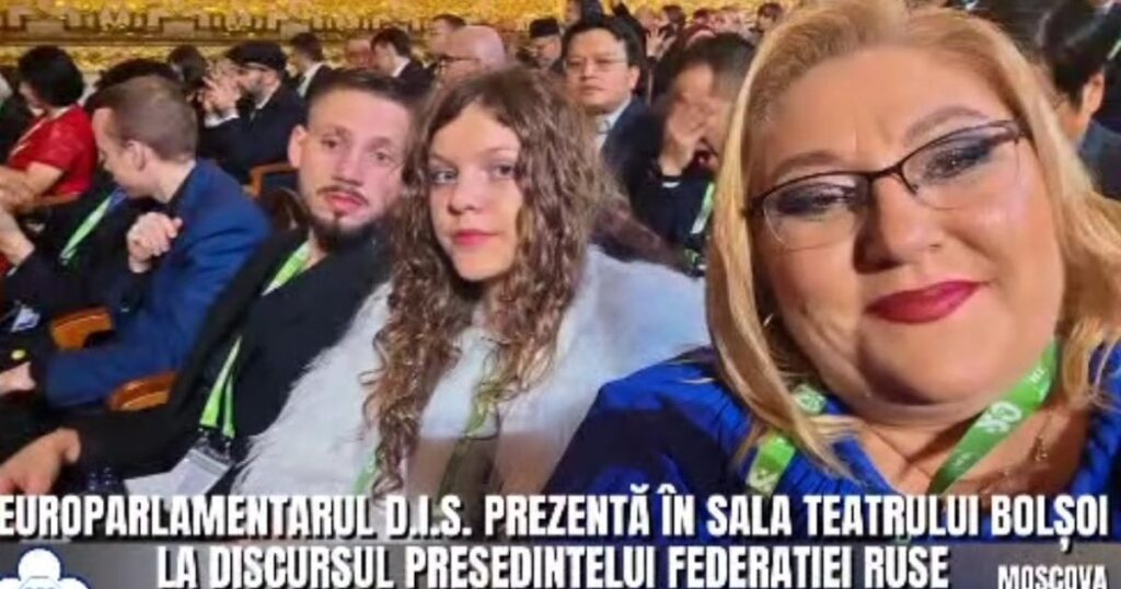 Diana Sosoacă, face to face with Putin in Moscow, from where she launched serious attacks on the EU and enthusiastically applauded the "tsar's" speech