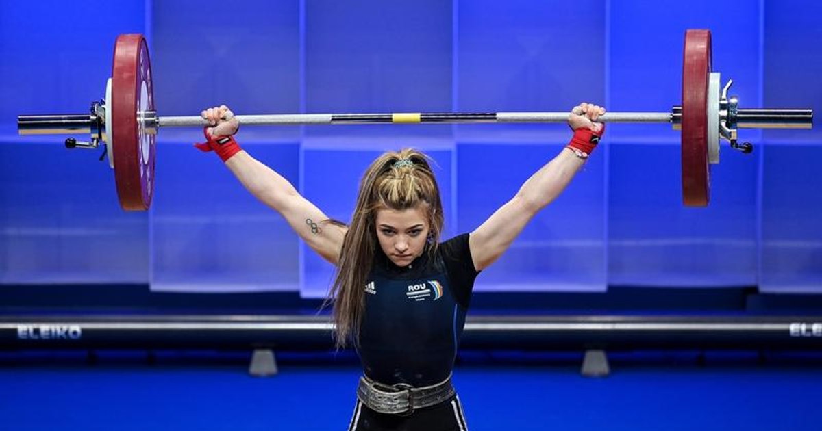 Dream year for Mihaela Cambei. Weightlifter from Romania, triple European youth champion