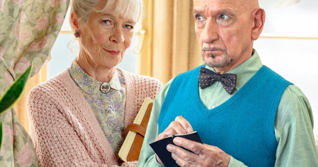 Exclusively Sir Ben Kingsley and Celia Imrie interview, about old age as reinventing and connecting with future generations. "The button does not mean the acquisition of wisdom"