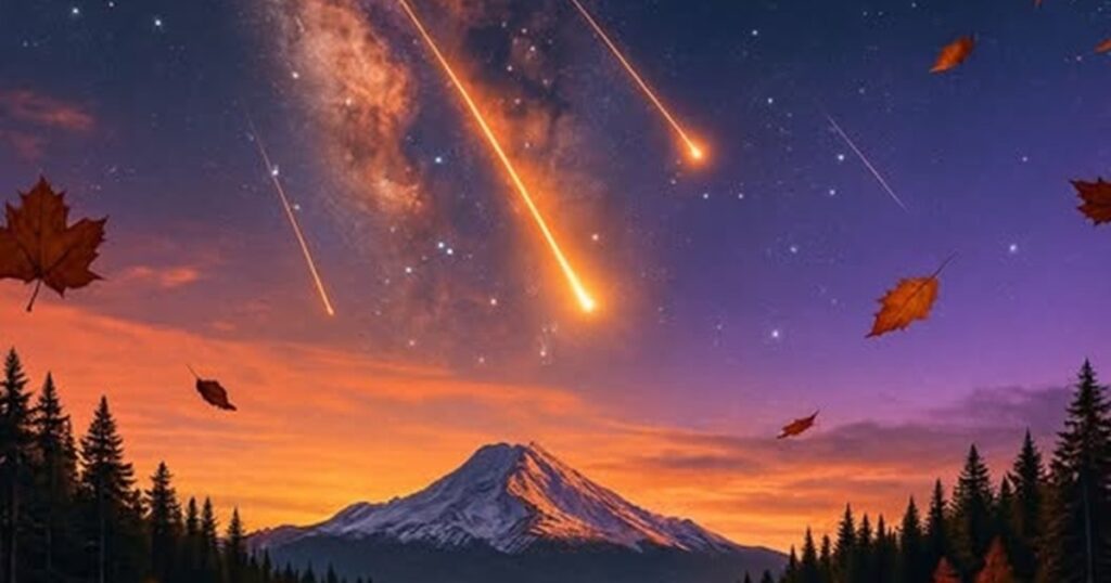 Video The night in which Romania's sky comes alive. Orionides 2025, the meteor shower from Halley's Comet
