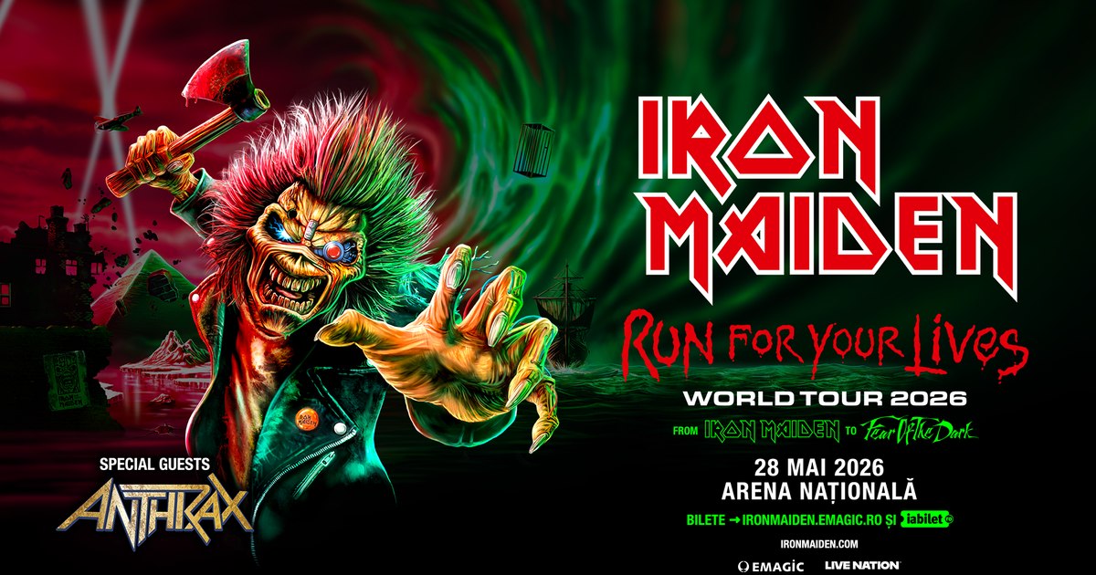 Anthrax opens the IRON MAIDEN concert in Bucharest