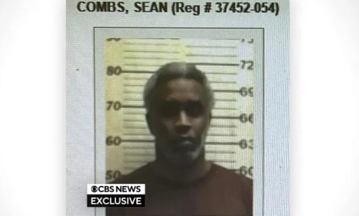 The famous rapper Sean Diddy Combs, after a month in prison. PHOTO: CBS News