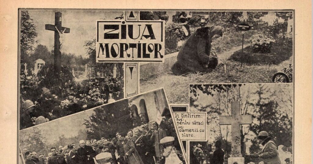 The Day of the Dead, the celebration at the border between the two worlds. How the Romanians commemorated in the interwar period: "The dead are modest, they are satisfied with so little"