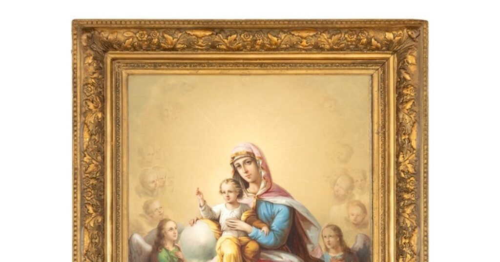 The icon with which the painter Nicolae Grigorescu gave his "admission" to the Agapia Monastery was put up for auction