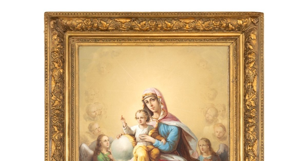 The icon with which the painter Nicolae Grigorescu gave his "admission" to the Agapia Monastery was put up for auction