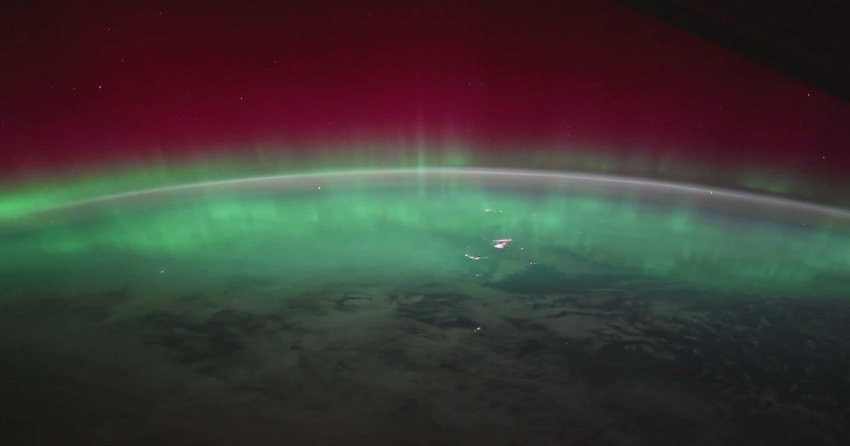 Video Aurora borealis seen from space. Spectacular images captured by NASA astronauts