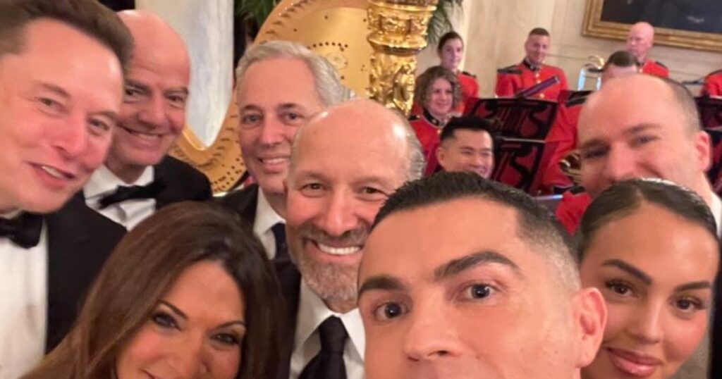 Video Cristiano Ronaldo and Elon Musk among the VIP guests at Trump's dinner with the Saudi Crown Prince