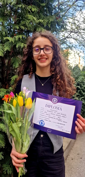 Happy with another good result PHOTO: personal archive Ana Grigorie