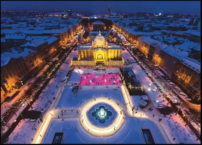 The giant rink in Zagreb PHOTO Ana Mihaljevic