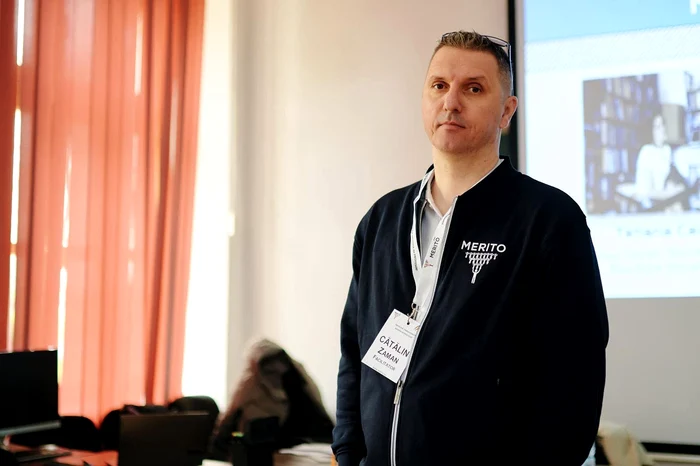 Cătălin Zăman, professor of Romanian Language and Literature PHOTO Personal archive