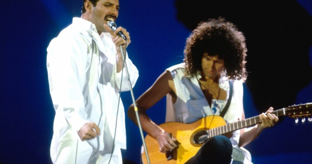 An unknown song by the band Queen, in which the voice of Freddie Mercury is heard. "Nobody's Ever Heard This Version"