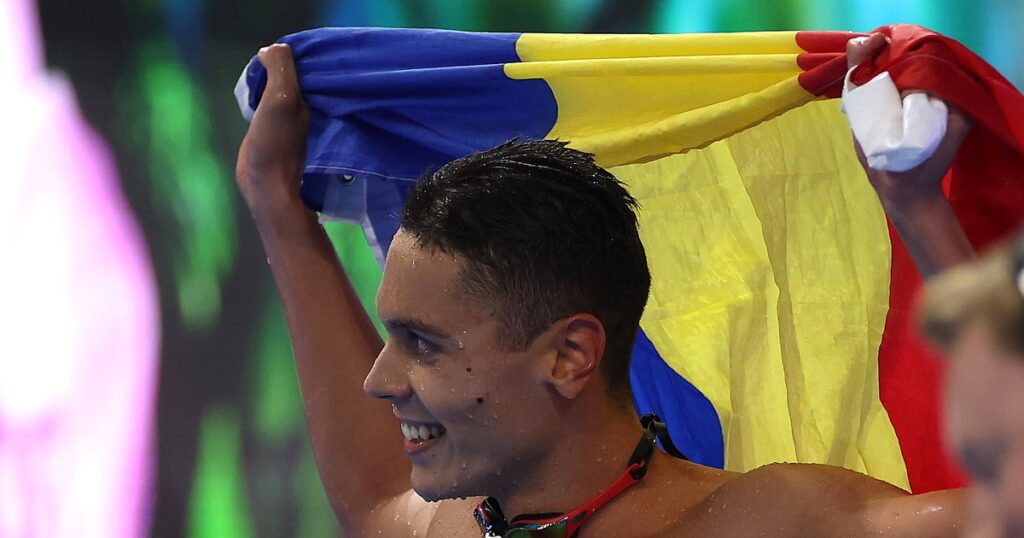 David Popovici, bypassed in the choice of the best European athletes of the year. What a place our champion occupied