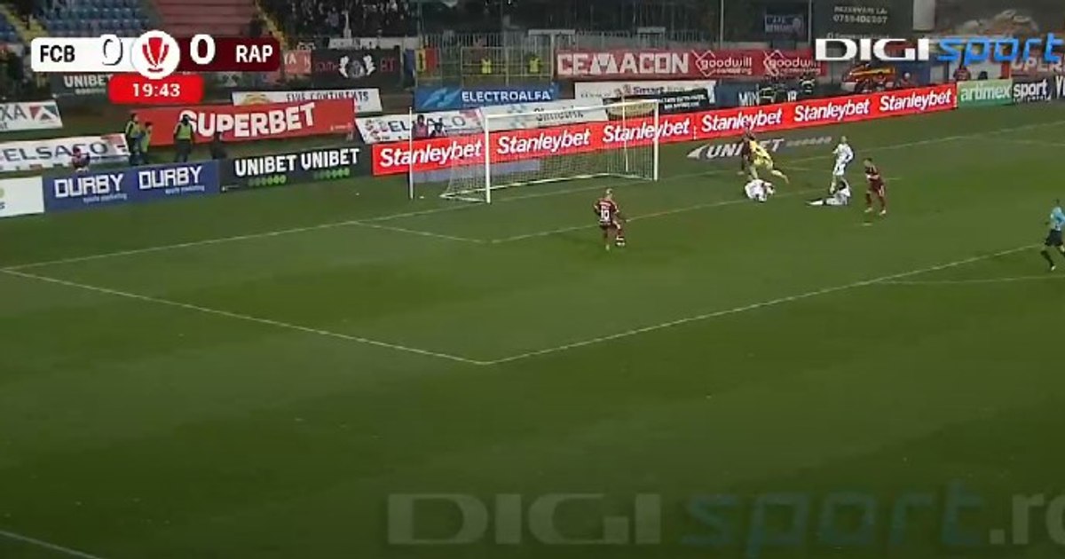 Superliga: the loss of the championship took place in Botoșani - Rapid. The gate "became small" before a Romanian international