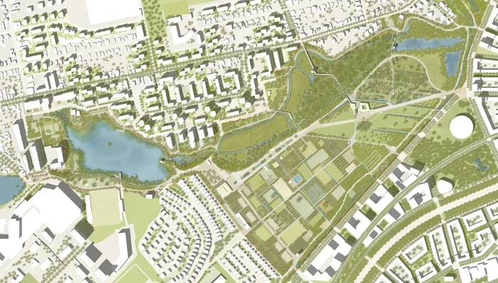 Sketch of East Park. Photo: Cluj-Napoca City Hall