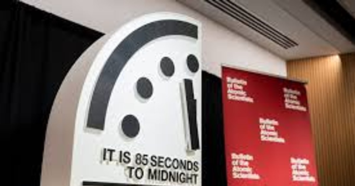 'Doomsday clock' closer than ever to midnight: just 85 seconds until global disaster