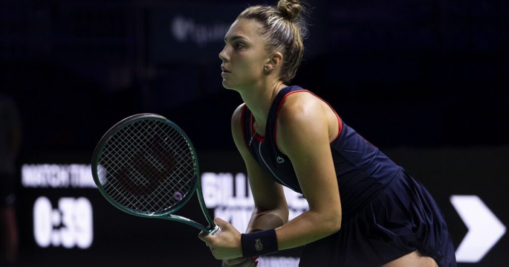 Jaqueline Cristian surrendered in the first round at the Australian Open. Romania's first racket, beaten by a top seed
