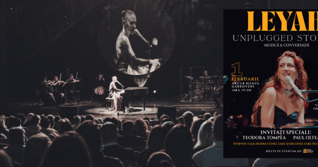 Leyah invites you to "Unplugged Stories" - a musical event that combines cinematic pop style with conversations about (dis)connection and presence