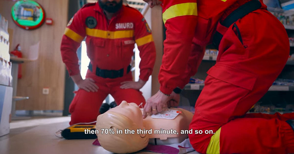 Video A gas station chain in Romania has installed defibrillators in 80 stations: "Quick access to the device offers a chance for survival"