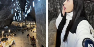 Video A young woman from China, impressed after visiting Salina Turda. “It’s not an alien planet”