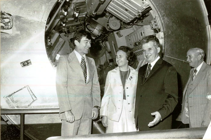 The Ceaușescu couple, at NASA. PHOTO: Online Photo Library of Romanian Communism