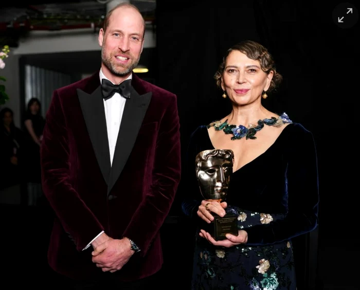 Prince William, speech for Donna Langley PHOTO: Getty images