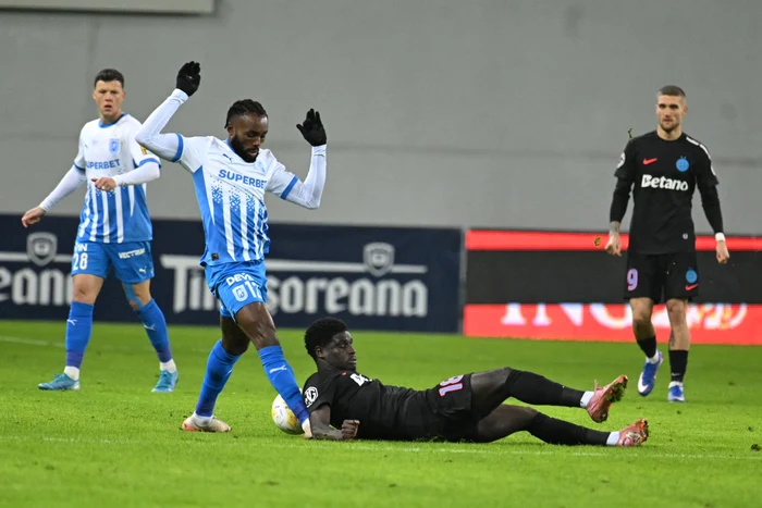 Phase from the game in Craiova PHOTO Facebook University of Craiova