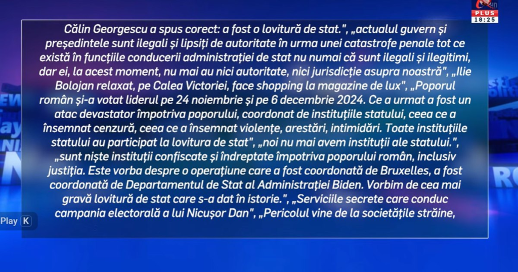 How many Romanians kept their televisions on Realitatea Plus during the 3 hours while the station was suspended