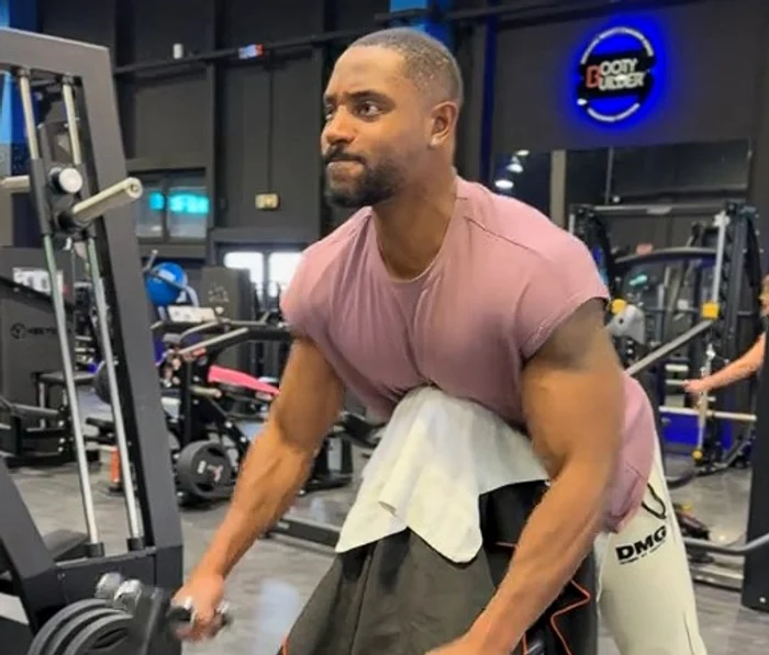 Martel, at the gym PHOTO: tiktok capture