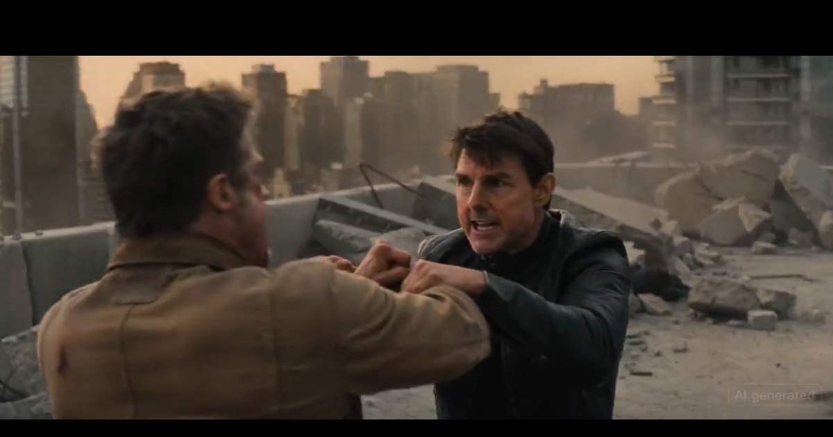 Video The fight between Tom Cruise and Brad Pitt that caused panic in Hollywood. "Chills down the spine"