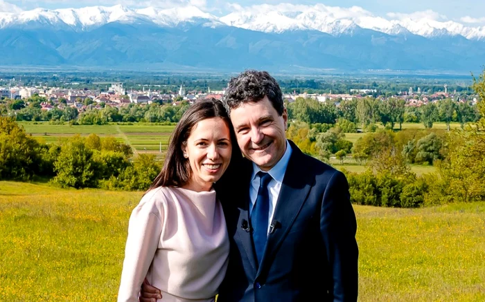 Nicușor Dan and Mirabela Grădinaru. Photo: Nicușor Dan, Facebook