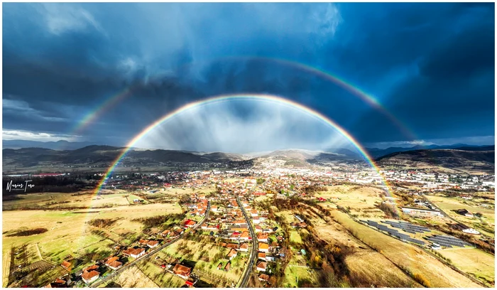 Rainbow over the Apusenis PHOTO Marius Turc