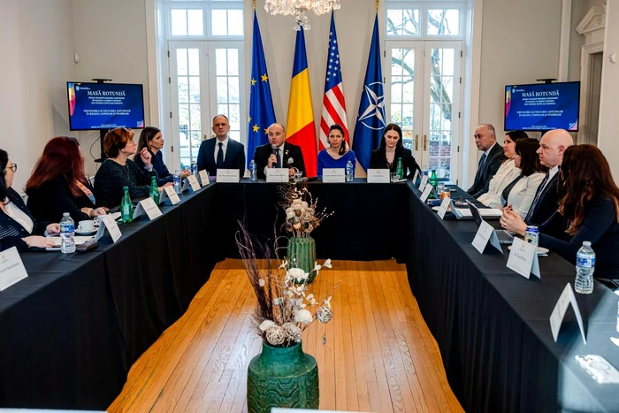 Mirabela Grădinaru organized a meeting of Romanian doctors from the USA PHOTO: Presidential Administration