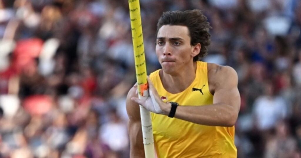 Armand Duplantis, an athlete from another planet. He set the 15th world record in the pole vault